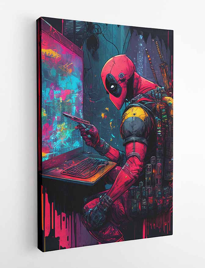 P37 Deadpool Canvas Art Prints, T-Shirts, Posters, and Mugs, Cushion Cover Expressive Collection