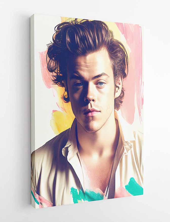 P38 Harry Styles Canvas Art Prints, T-Shirts, Posters, and Mugs, Cushion Cover Expressive Collection