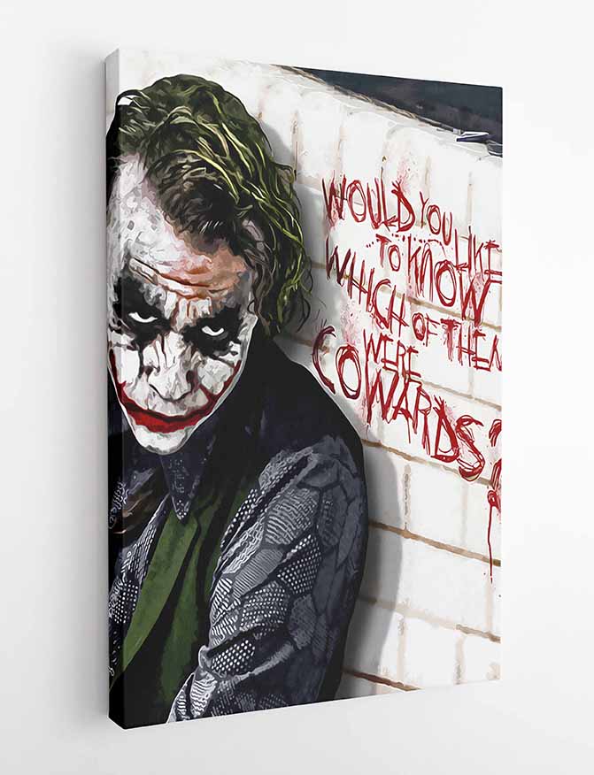 P49 Joker Canvas Art Prints, T-Shirts, Posters, and Mugs, Cushion Cover Expressive Collection