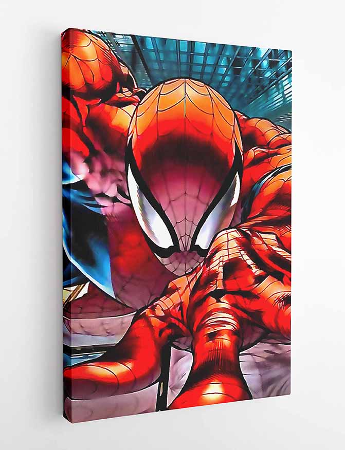 P105 SPIDER MAN Canvas Art Prints, T-Shirts, Posters, and Mugs, Cushion Cover Expressive Collection