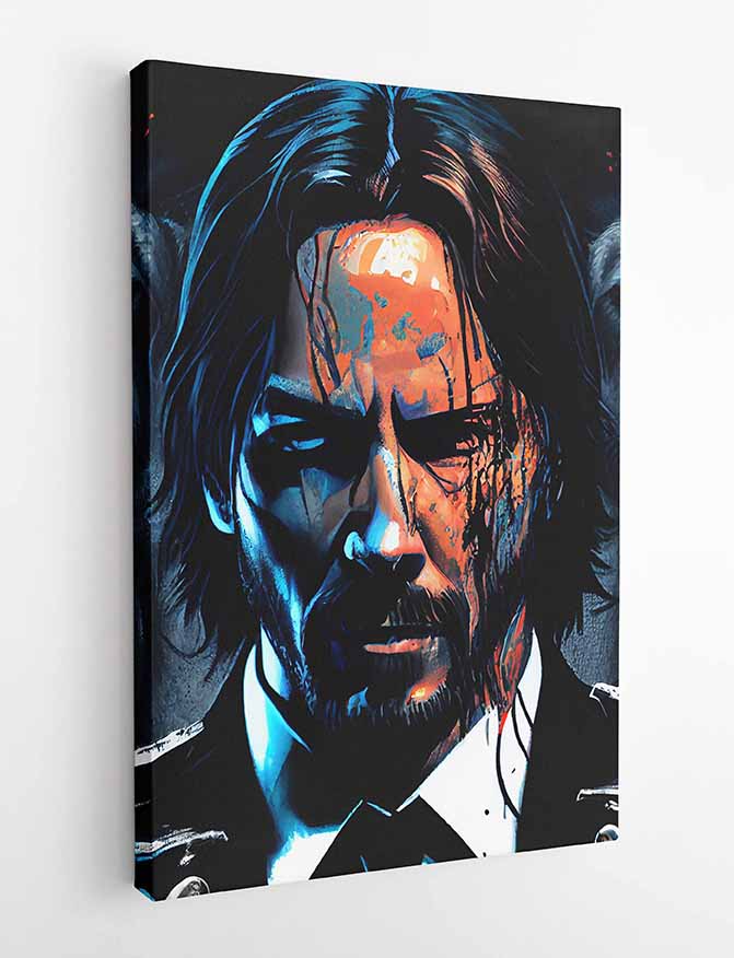 P64 John Wick Canvas Art Prints, T-Shirts, Posters, and Mugs, Cushion Cover Expressive Collection