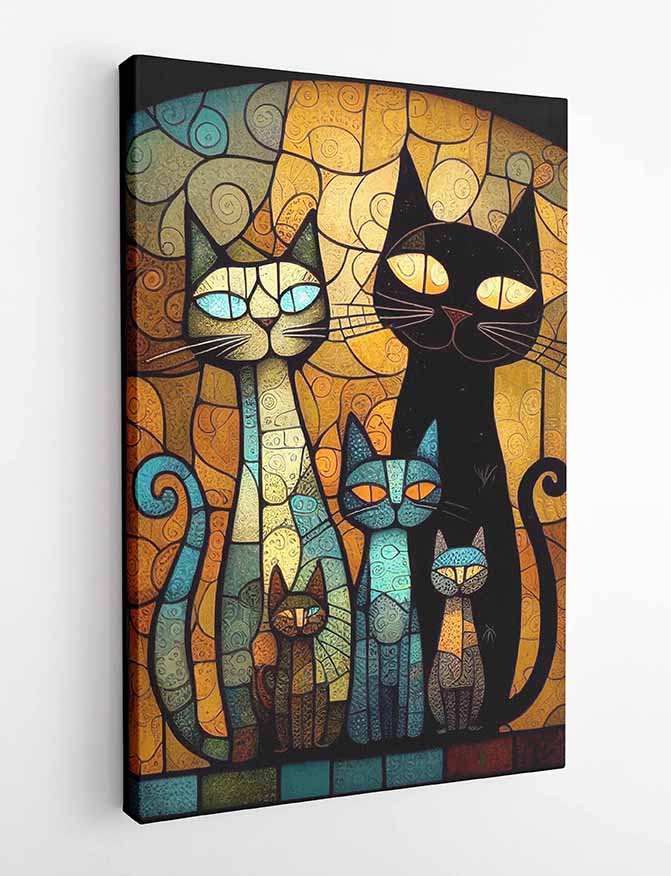 T213 Cat Canvas Art Prints, T-Shirts, Posters, and Mugs, Cushion Cover Expressive Collection