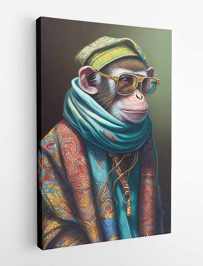 T220 Monkey Canvas Art Prints, T-Shirts, Posters, and Mugs, Cushion Cover Expressive Collection