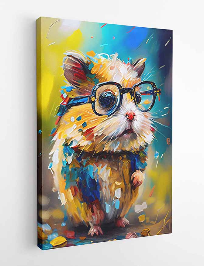 T221 Hamster Canvas Art Prints, T-Shirts, Posters, and Mugs, Cushion Cover Expressive Collection