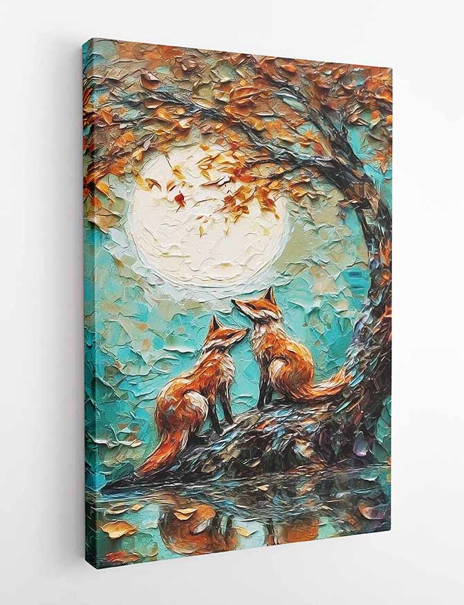 T276 Fox Canvas Art Prints, T-Shirts, Posters, and Mugs, Cushion Cover Expressive Collection