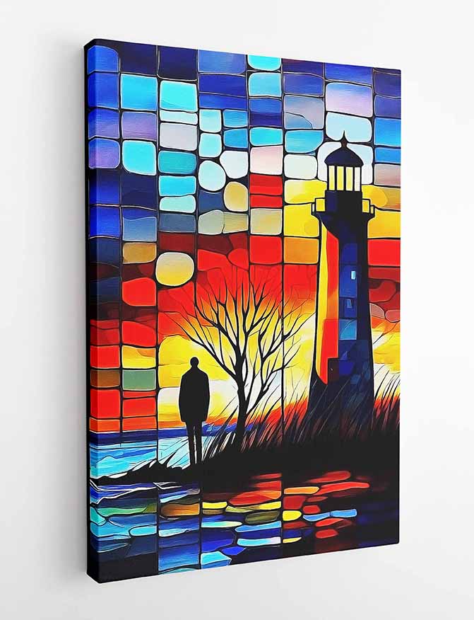 T66 Lighthouse Canvas Art Prints, T-Shirts, Posters, and Mugs, Cushion Cover Expressive Collection