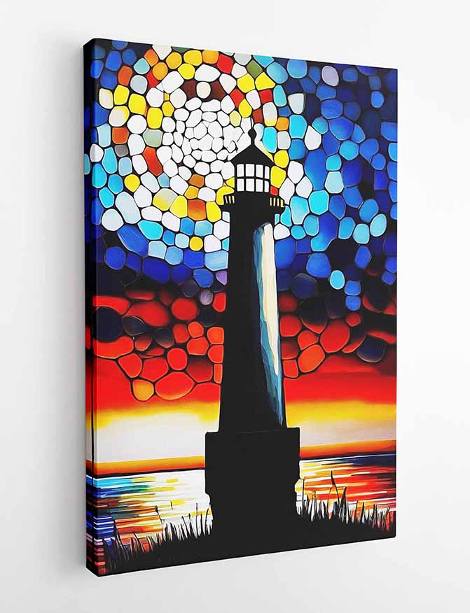 T69 Lighthouse Canvas Art Prints, T-Shirts, Posters, and Mugs, Cushion Cover Expressive Collection