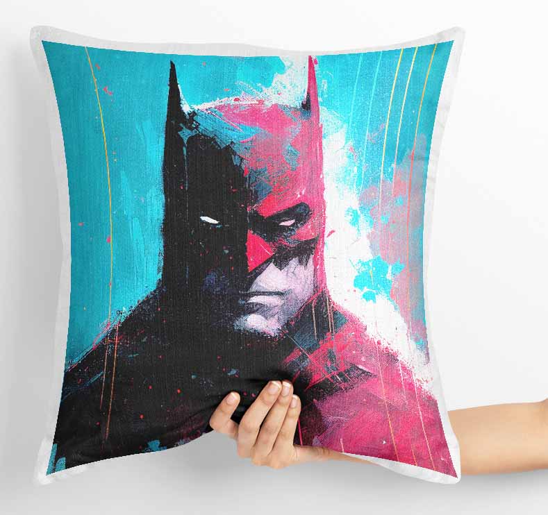 P152  Batman Canvas Art Prints, T-Shirts, Posters, and Mugs, Cushion Cover Expressive Collection