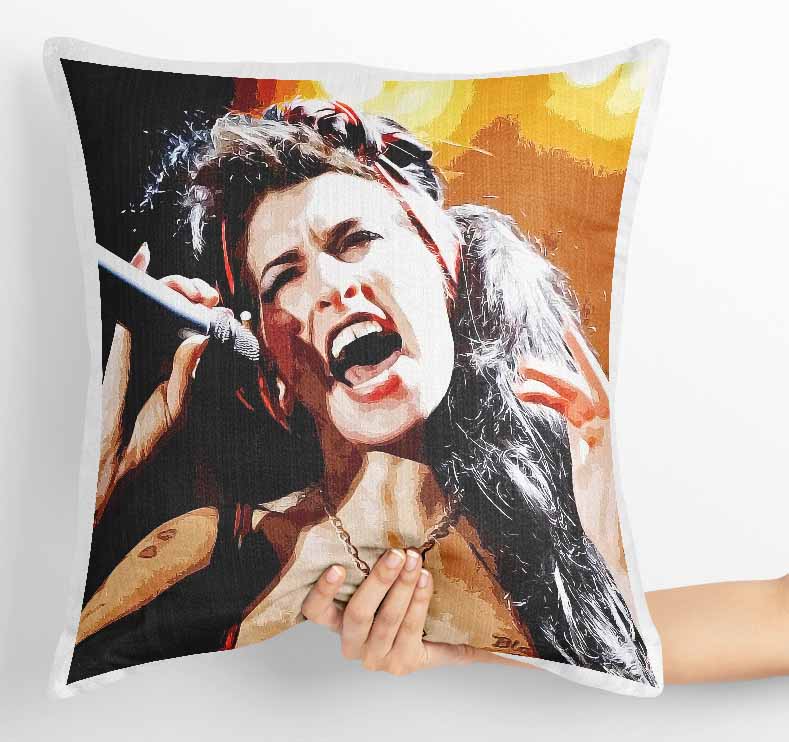 P112 Amy Winehouse Canvas Art Prints, T-Shirts, Posters, and Mugs, Cushion Cover Expressive Collection