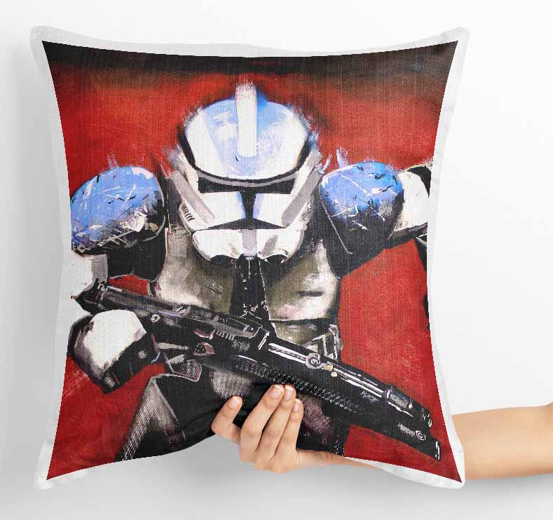 P113   Stormtrooper Canvas Art Prints, T-Shirts, Posters, and Mugs, Cushion Cover Expressive Collection