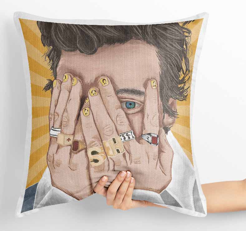 P118 Harry Styles Canvas Art Prints, T-Shirts, Posters, and Mugs, Cushion Cover Expressive Collection