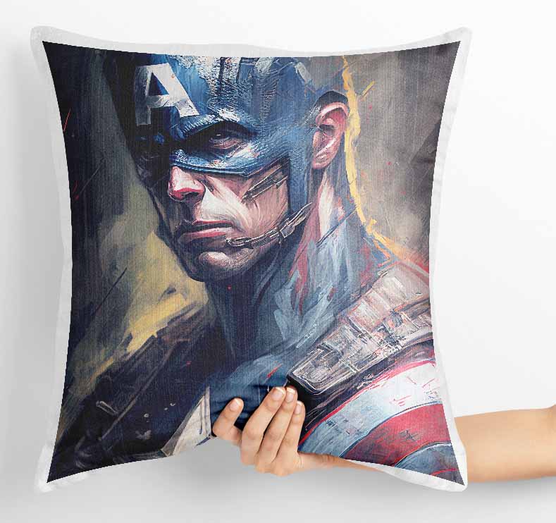 P12  Captain America Canvas Art Prints, T-Shirts, Posters, and Mugs, Cushion Cover Expressive Collection