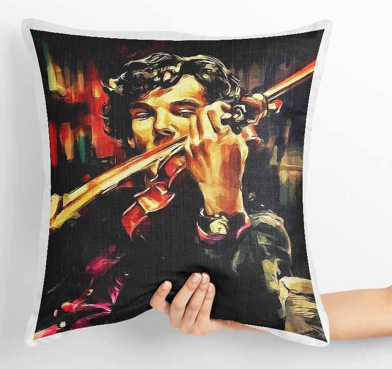 P104  Sherlock Holmes Canvas Art Prints, T-Shirts, Posters, and Mugs, Cushion Cover Expressive Collection