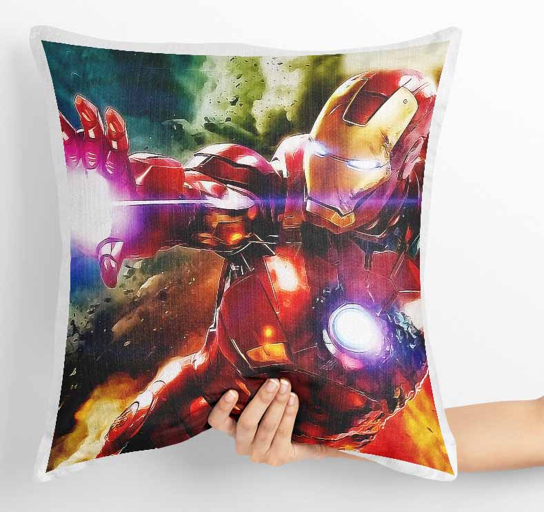 P106 Iron Man Canvas Art Prints, T-Shirts, Posters, and Mugs, Cushion Cover Expressive Collection