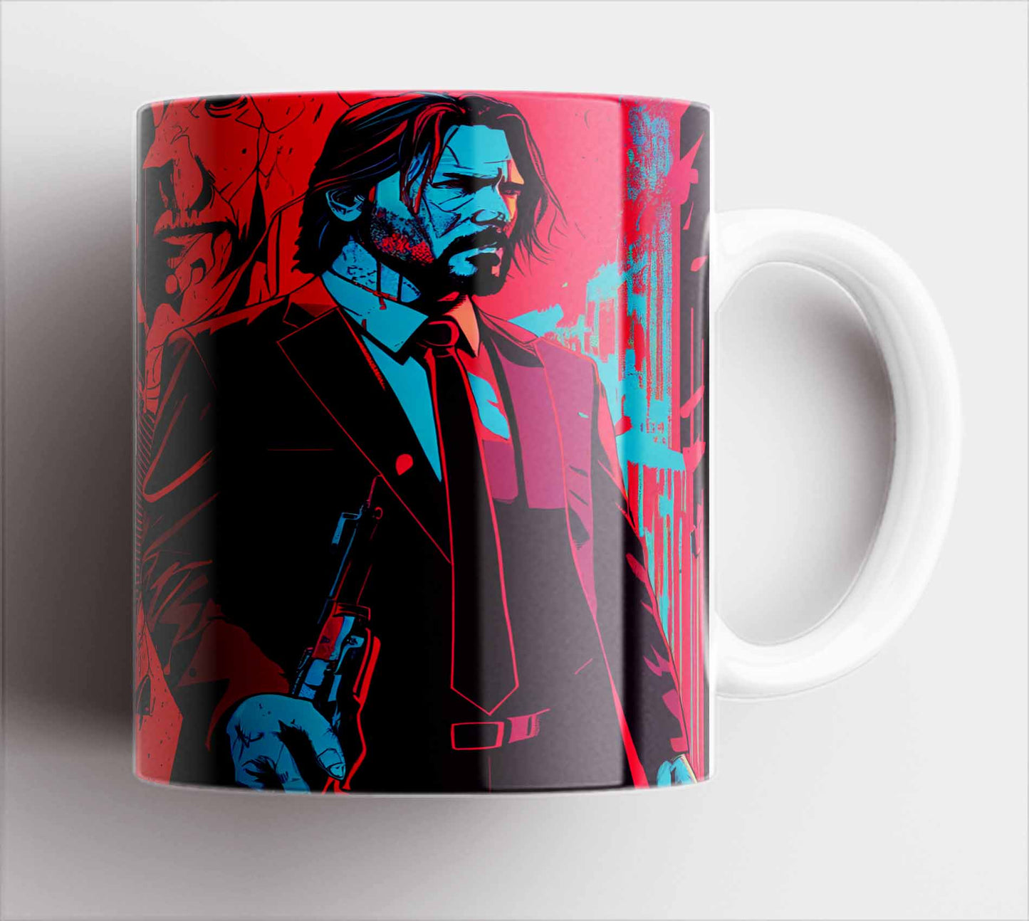 P151 John Wick Canvas, Poster, Mugs, Cushion Covers, and T-Shirts