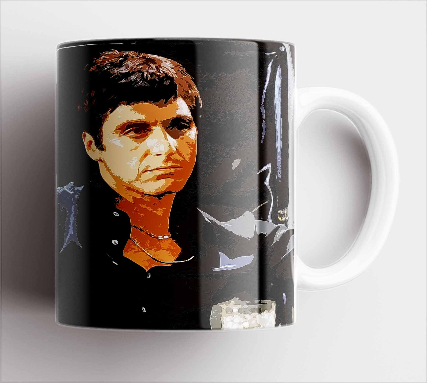 P117 Scarface Canvas Art Prints, T-Shirts, Posters, and Mugs, Cushion Cover Expressive Collection