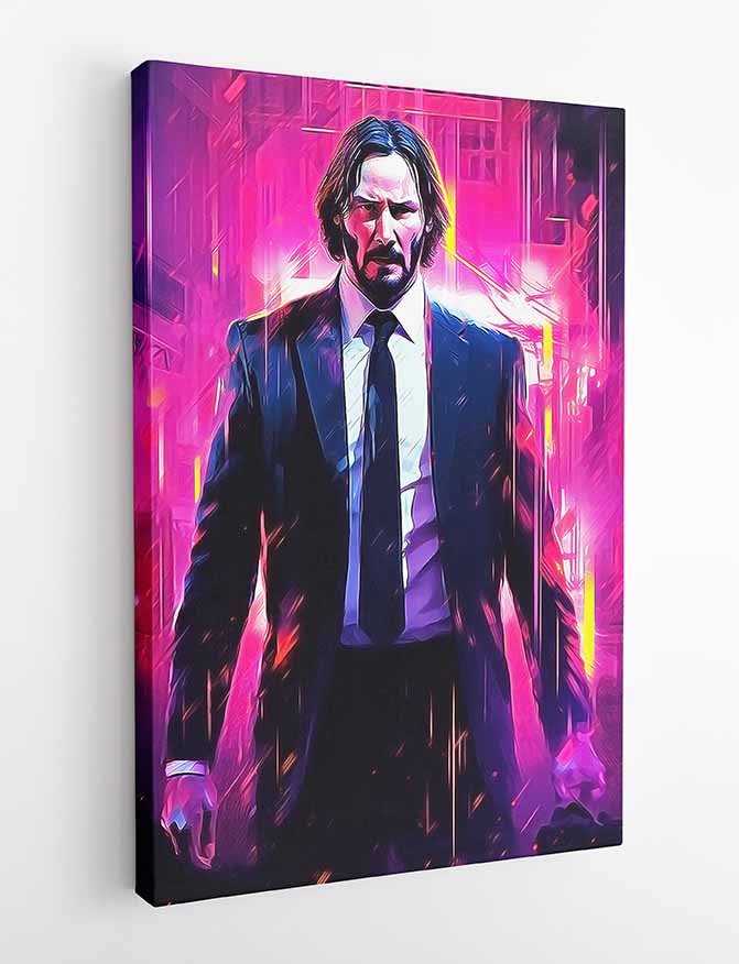 P219 John Wick Canvas Art Prints, T-Shirts, Posters, and Mugs, Cushion Cover Expressive Collection