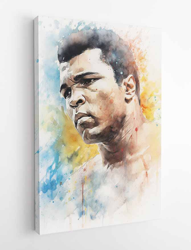 P231 Muhammad Ali Canvas Art Prints, T-Shirts, Posters, and Mugs, Cushion Cover Expressive Collection