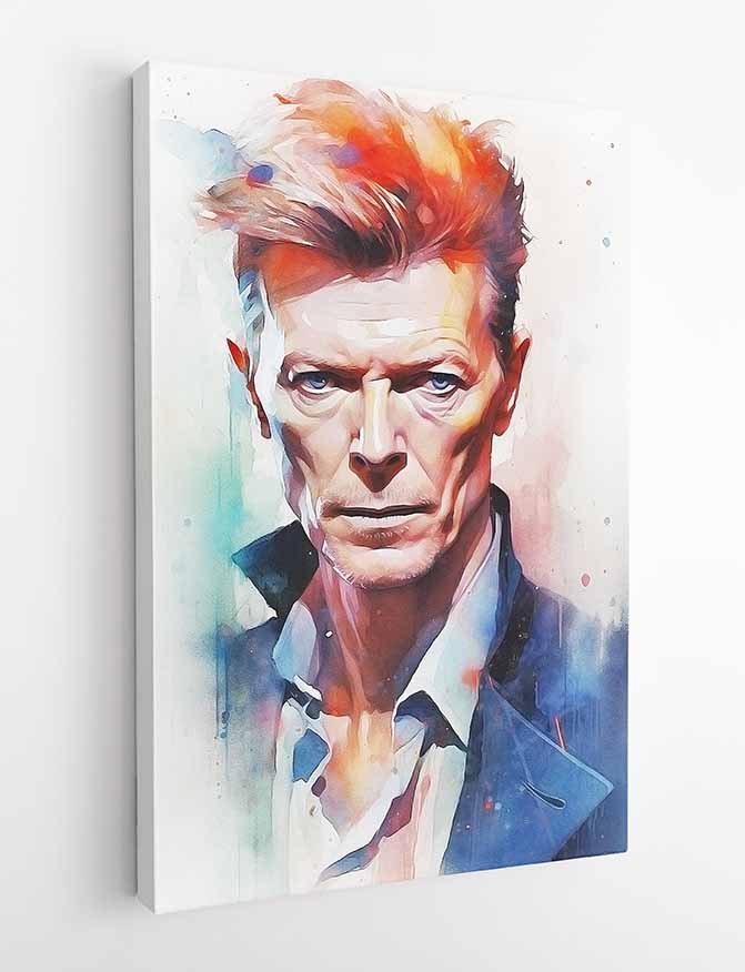 P244 David Bowie Canvas Art Prints, T-Shirts, Posters, and Mugs, Cushion Cover Expressive Collection