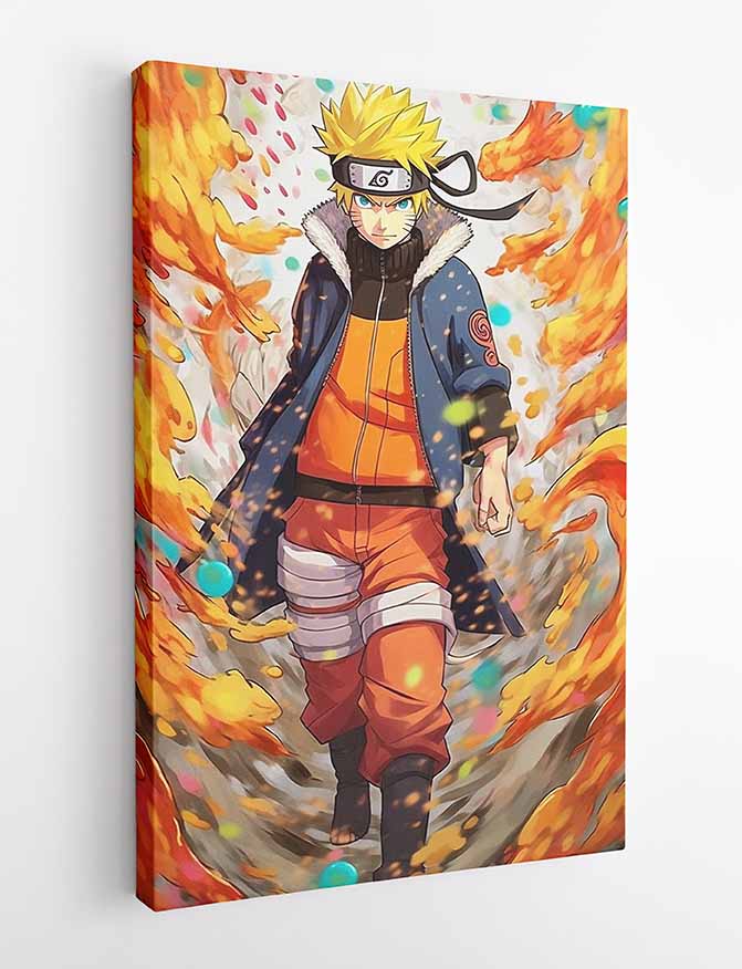 P265 Naruto Uzumaki Canvas Art Prints, T-Shirts, Posters, and Mugs, Cushion Cover Expressive Collection