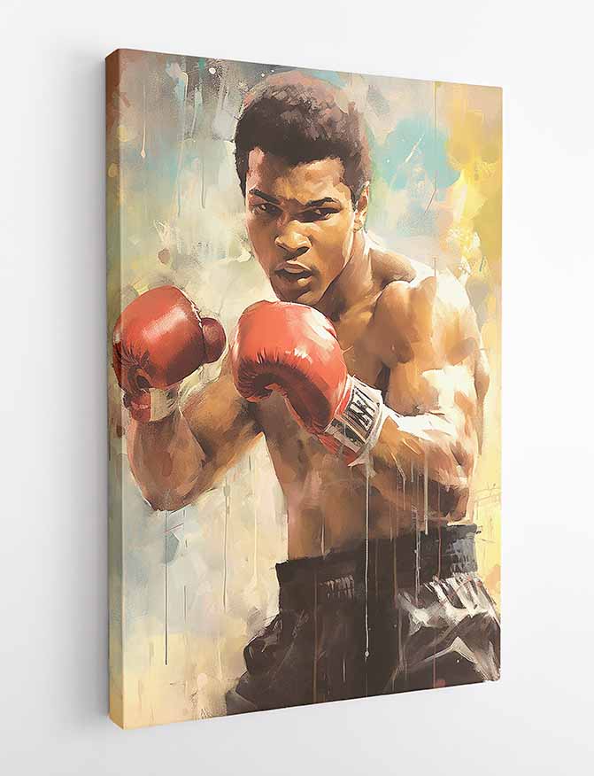 P270 Muhammad Ali Canvas Art Prints, T-Shirts, Posters, and Mugs, Cushion Cover Expressive Collection