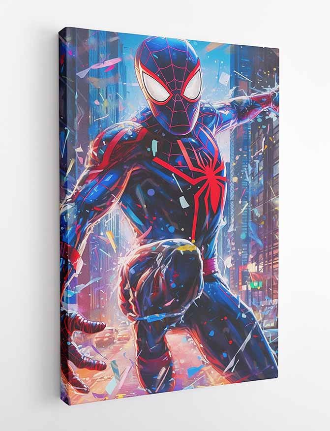 P285 Spider Man Canvas Art Prints, T-Shirts, Posters, and Mugs, Cushion Cover Expressive Collection