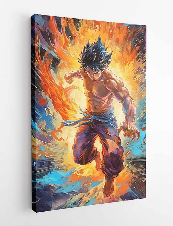 P286 Dragon Ball Goku Canvas Art Prints, T-Shirts, Posters, and Mugs, Cushion Cover Expressive Collection