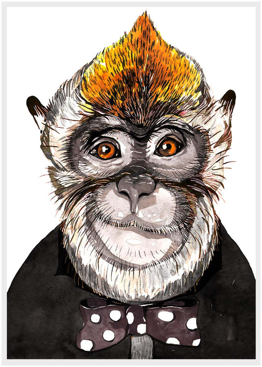 T13 Monkey Canvas Art Prints, T-Shirts, Posters, and Mugs, Cushion Cover Expressive Collection