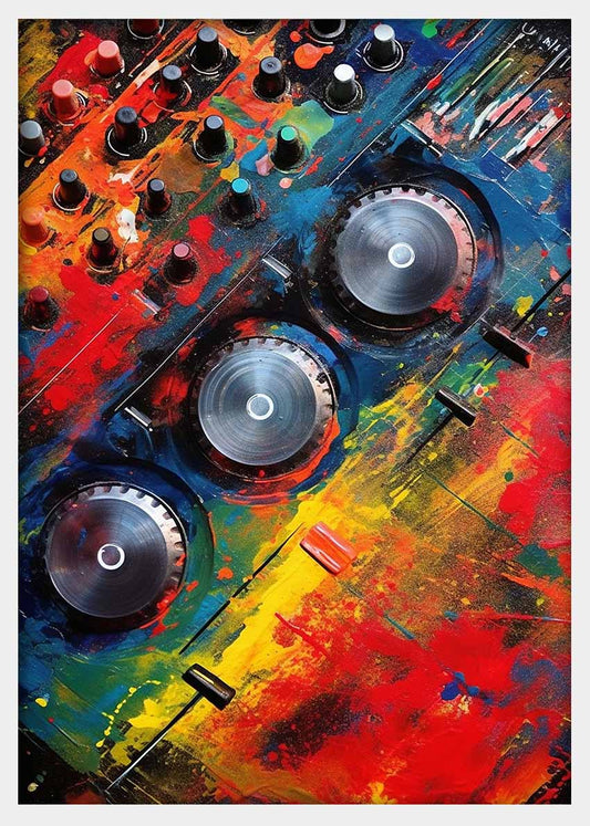 T382 DJ Mixer Canvas Art Prints, T-Shirts, Posters, and Mugs, Cushion Cover Expressive Collection