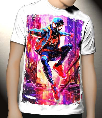 T198 Spider Man Canvas Art Prints, T-Shirts, Posters, and Mugs, Cushion Cover Expressive Collection