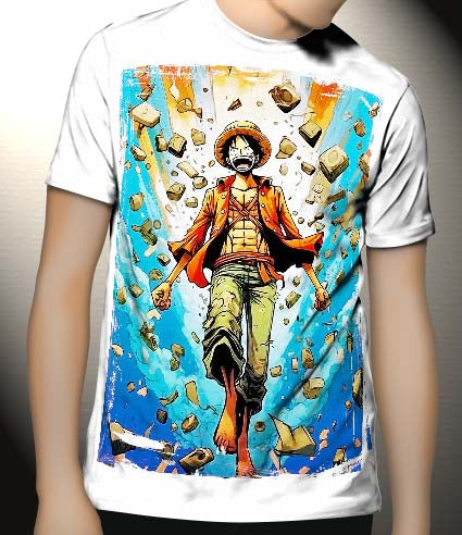 P207 Monkey D. Luffy Canvas Art Prints, T-Shirts, Posters, and Mugs, Cushion Cover Expressive Collection