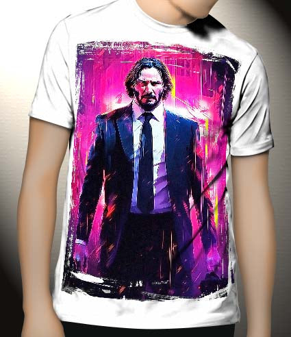 P219 John Wick Canvas Art Prints, T-Shirts, Posters, and Mugs, Cushion Cover Expressive Collection