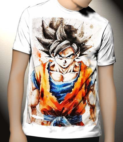 P242 Dragon Ball Goku Canvas Art Prints, T-Shirts, Posters, and Mugs, Cushion Cover Expressive Collection