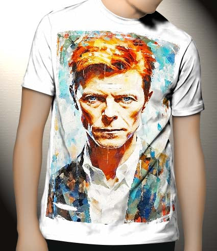 P245 David Bowie Canvas Art Prints, T-Shirts, Posters, and Mugs, Cushion Cover Expressive Collection