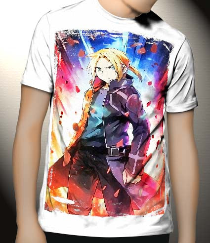 P262 Edward Elric Canvas Art Prints, T-Shirts, Posters, and Mugs, Cushion Cover Expressive Collection