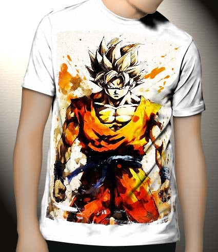 P204 Dragon Ball Goku Canvas Art Prints, T-Shirts, Posters, and Mugs, Cushion Cover Expressive Collection