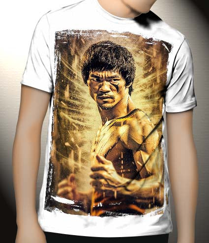 P268 Bruce Lee Canvas Art Prints, T-Shirts, Posters, and Mugs, Cushion Cover Expressive Collection