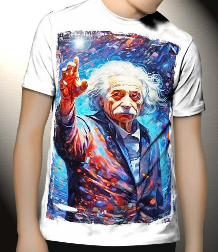 P276 Albert Einstein Canvas Art Prints, T-Shirts, Posters, and Mugs, Cushion Cover Expressive Collection