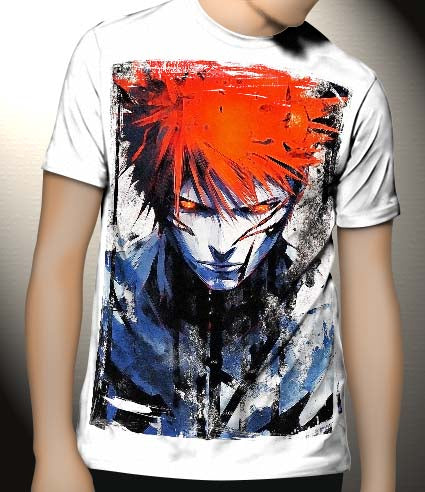 P206 Ichigo Kurosaki Canvas Art Prints, T-Shirts, Posters, and Mugs, Cushion Cover Expressive Collection