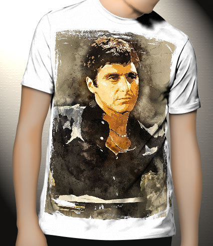 P94 Scarface Canvas Art Prints, T-Shirts, Posters, and Mugs, Cushion Cover Expressive Collection