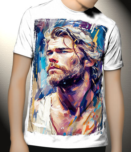 P141 Chris Hemsworth Canvas Art Prints, T-Shirts, Posters, and Mugs, Cushion Cover Expressive Collection