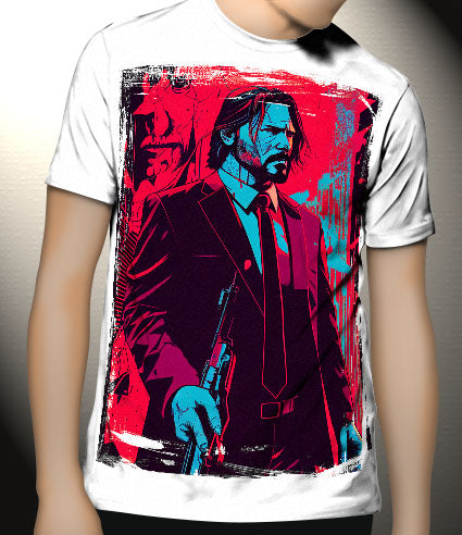 P151 John Wick Canvas, Poster, Mugs, Cushion Covers, and T-Shirts