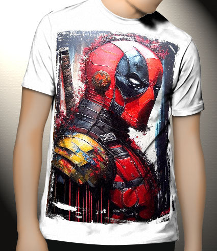 P170 Deadpool  AI Artistry Printed Designs on Canvas, Poster, Mugs, Cushion Covers, and T-Shirts