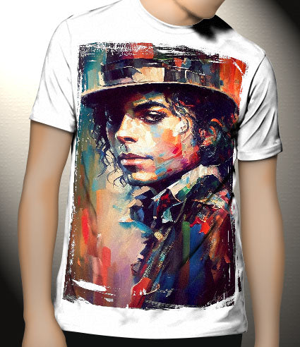 P174 AI Artistry Michael Jackson Printed Designs on Canvas, Poster, Mugs, Cushion Covers, and T-Shirts