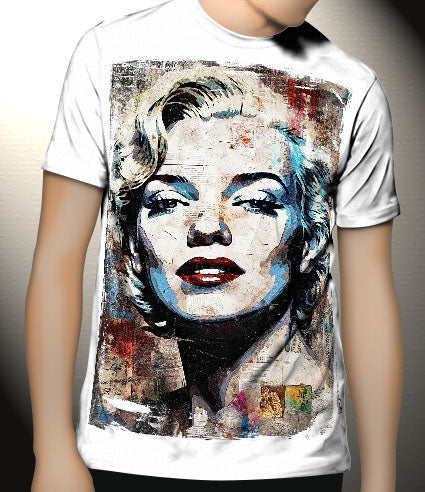 P186 Marilyn Monroe Canvas Art Prints, T-Shirts, Posters, and Mugs, Cushion Cover Expressive Collection