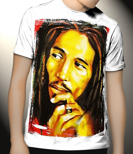 P115 Bob Marley Canvas Art Prints, T-Shirts, Posters, and Mugs, Cushion Cover Expressive Collection