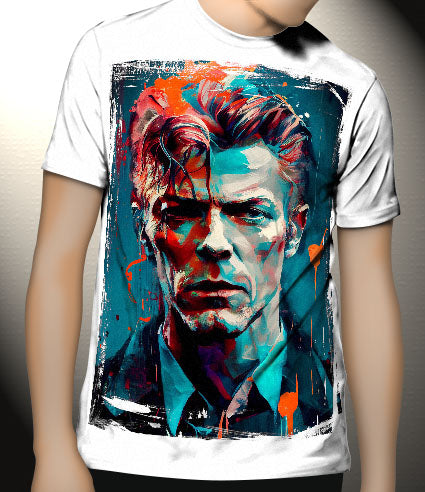 P14 David Bowie Canvas Art Prints, T-Shirts, Posters, and Mugs, Cushion Cover Expressive Collection