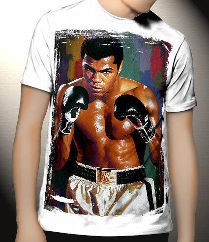 P35 Muhammad Ali Canvas Art Prints, T-Shirts, Posters, and Mugs, Cushion Cover Expressive Collection